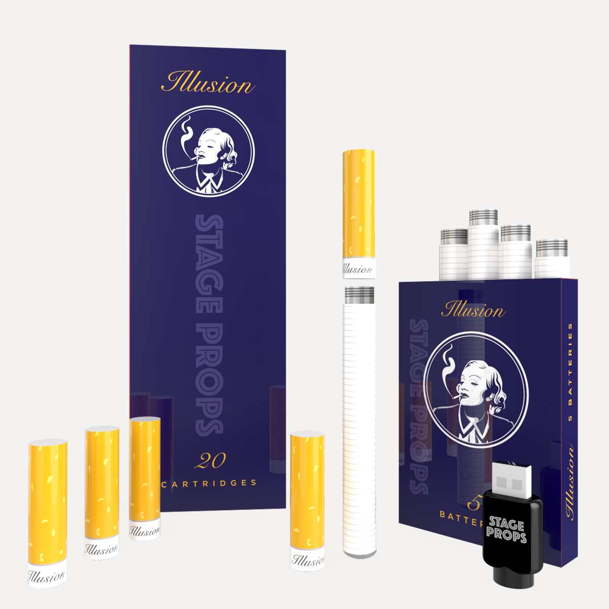 Stage Cigarette Starter Kit for Theater & Film